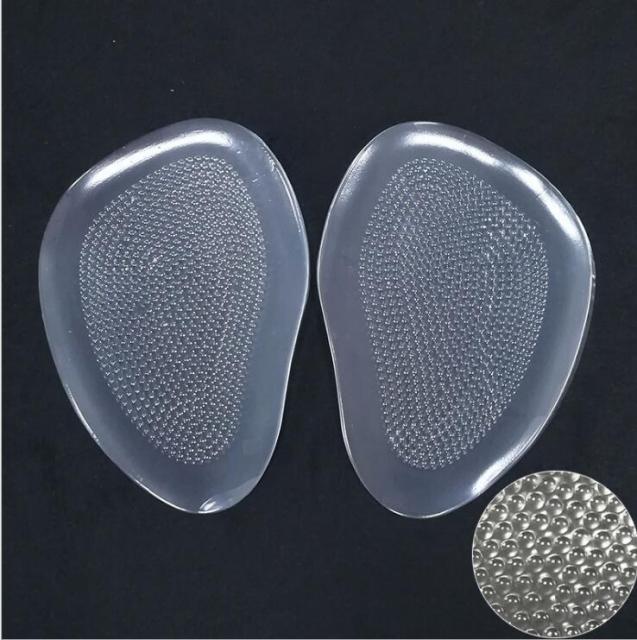 1 Pair Women Soft Silicone Gel Cushion Insoles Metatarsal Support Insert Pad Shoes Insoles