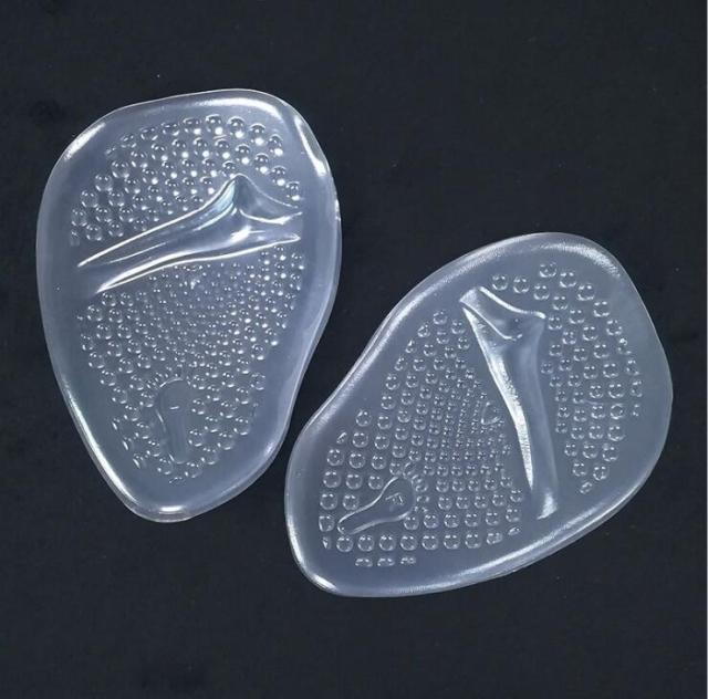 1 Pair Women Soft Silicone Gel Cushion Insoles Metatarsal Support Insert Pad Shoes Insoles