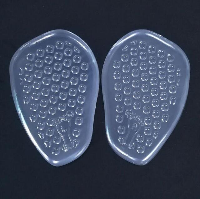 1 Pair Women Soft Silicone Gel Cushion Insoles Metatarsal Support Insert Pad Shoes Insoles