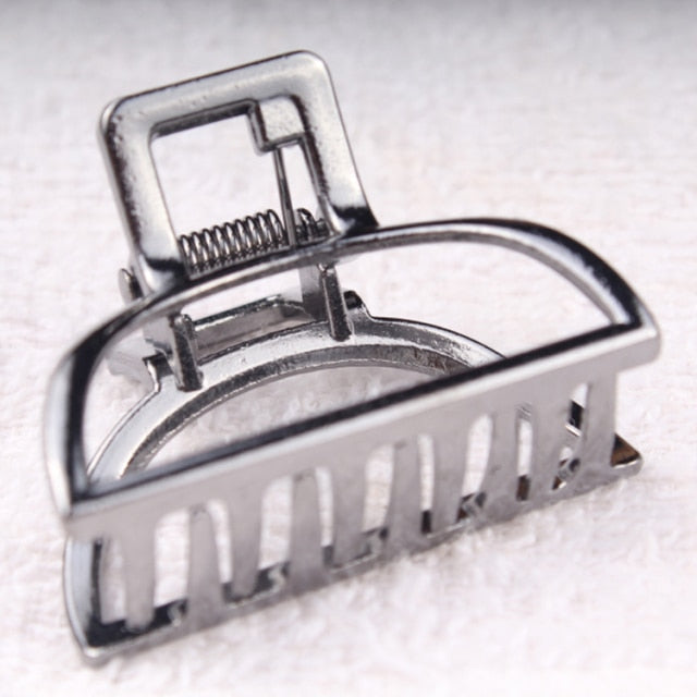 1Pcs Hair Accessories for Women Metal Modern Stylish Hair Claw Hair Clips Bun Pony Tail Holder Washing Beauty Salon Hair Pin