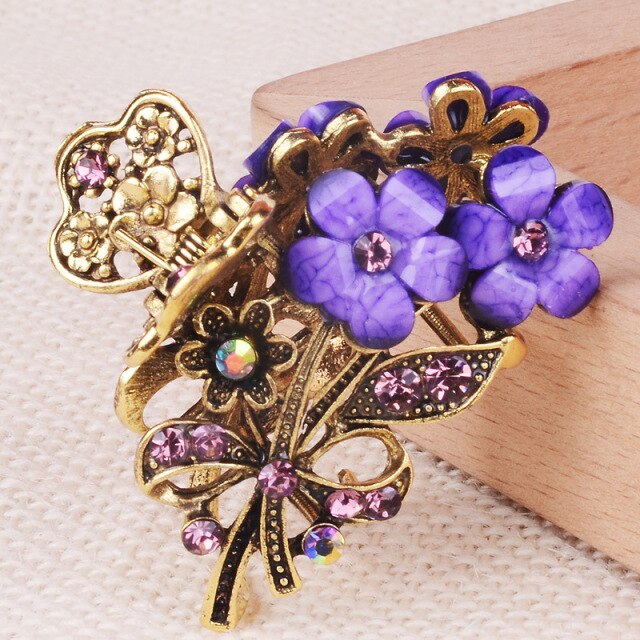 1Pcs Hair Accessories for Women Metal Modern Stylish Hair Claw Hair Clips Bun Pony Tail Holder Washing Beauty Salon Hair Pin