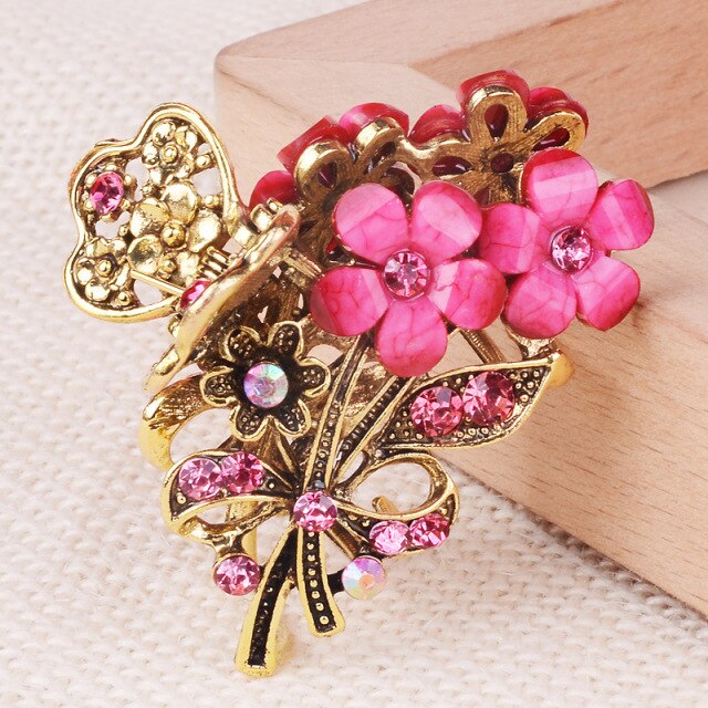 1Pcs Hair Accessories for Women Metal Modern Stylish Hair Claw Hair Clips Bun Pony Tail Holder Washing Beauty Salon Hair Pin