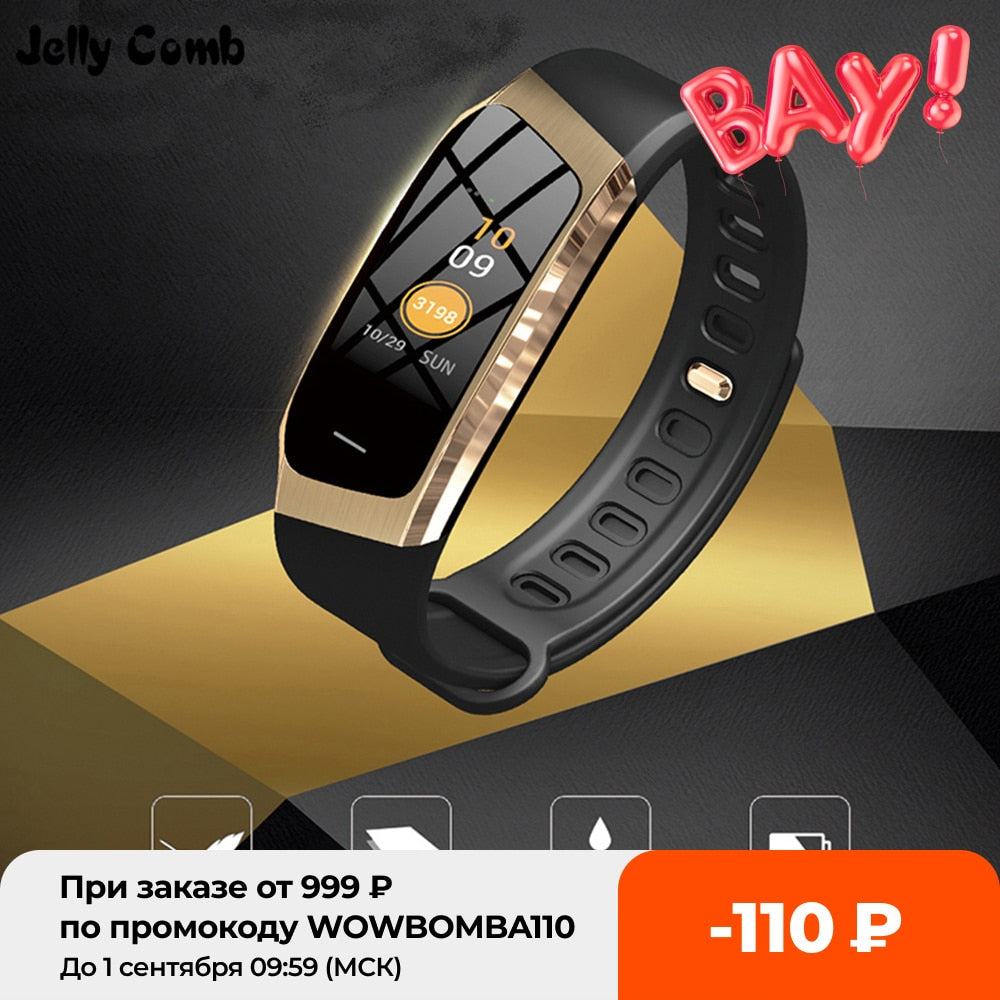Jelly Comb Smart Watch For Android IOS Blood Pressure Heart Rate Monitor Sport Fitness Watch Bluetooth 4.0 Men Women Smartwatch