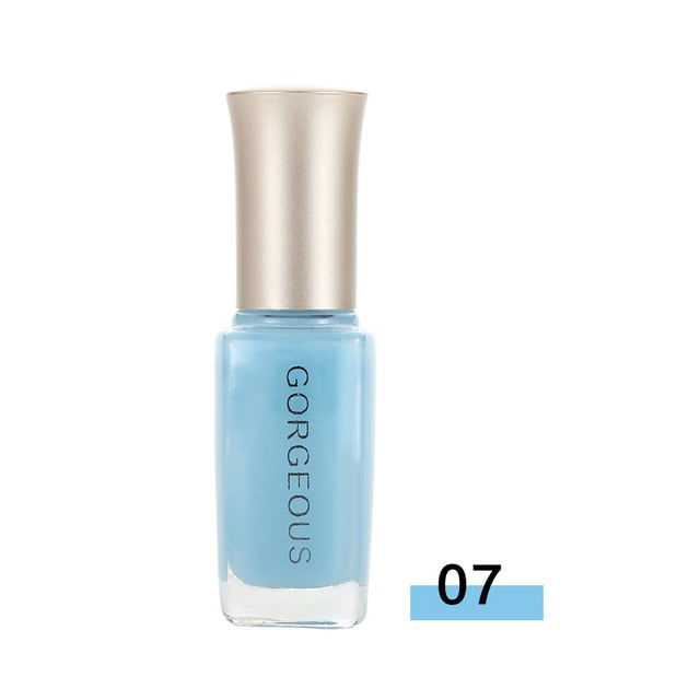 Professional New Fashion Nail Polish Art For Women Translucent Brand Sweet Color Jelly Nail Polish