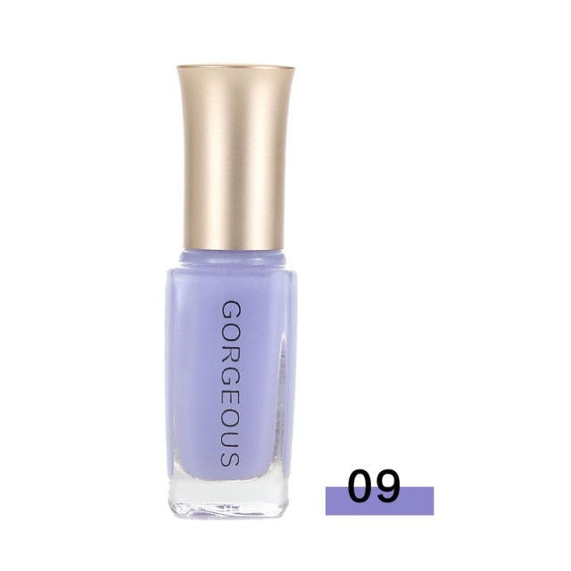 Professional New Fashion Nail Polish Art For Women Translucent Brand Sweet Color Jelly Nail Polish
