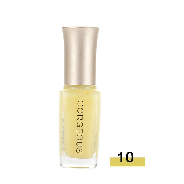Professional New Fashion Nail Polish Art For Women Translucent Brand Sweet Color Jelly Nail Polish