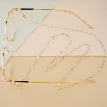 Glasses Chain Women's Neck Hanging Imitation Pearl Pendant Glasses Chain Sunglasses Decoration Chain Sunglasses Chain Glasses Chain Hanging Chain