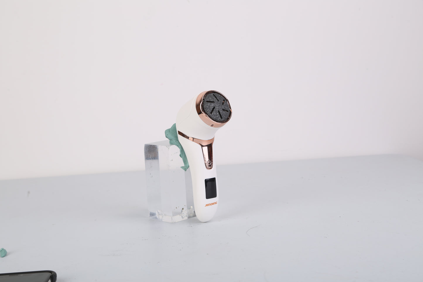 17Pcs Electric Foot Callus Remover With Vacuum Foot Grinder Rechargeable Foot File Dead Skin Pedicure Machine With 3 Grinding Heads 2 Speeds Foot Care Tool