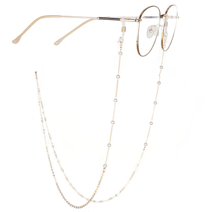 Glasses Chain Women's Neck Hanging Imitation Pearl Pendant Glasses Chain Sunglasses Decoration Chain Sunglasses Chain Glasses Chain Hanging Chain