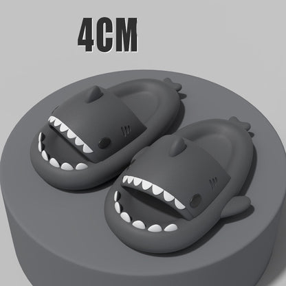 Cartoon Shark Slippers Funny Cutes Soft Slipper Indoor Outdoor  Shoes For Women Men Couples