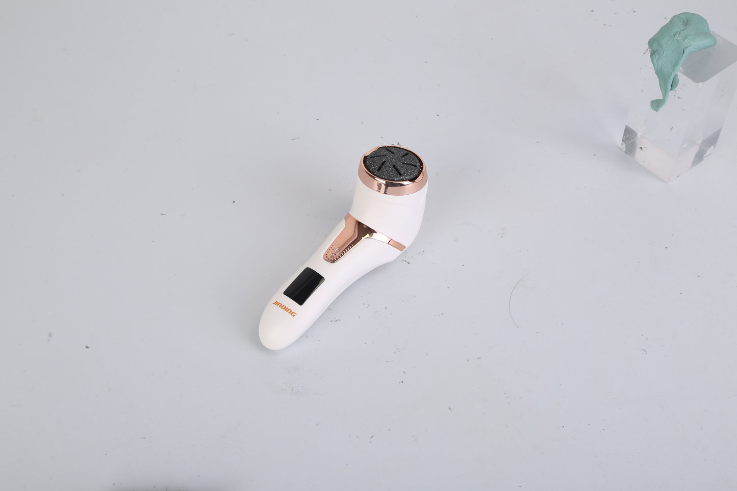 17Pcs Electric Foot Callus Remover With Vacuum Foot Grinder Rechargeable Foot File Dead Skin Pedicure Machine With 3 Grinding Heads 2 Speeds Foot Care Tool