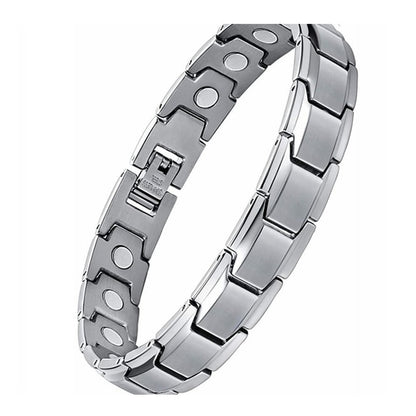 Men's Health Energy Trinity Bracelet for Arthritis Twisted Bracelet Healthy Magnetic Men's Stainless Steel Energy Therapy Magnet