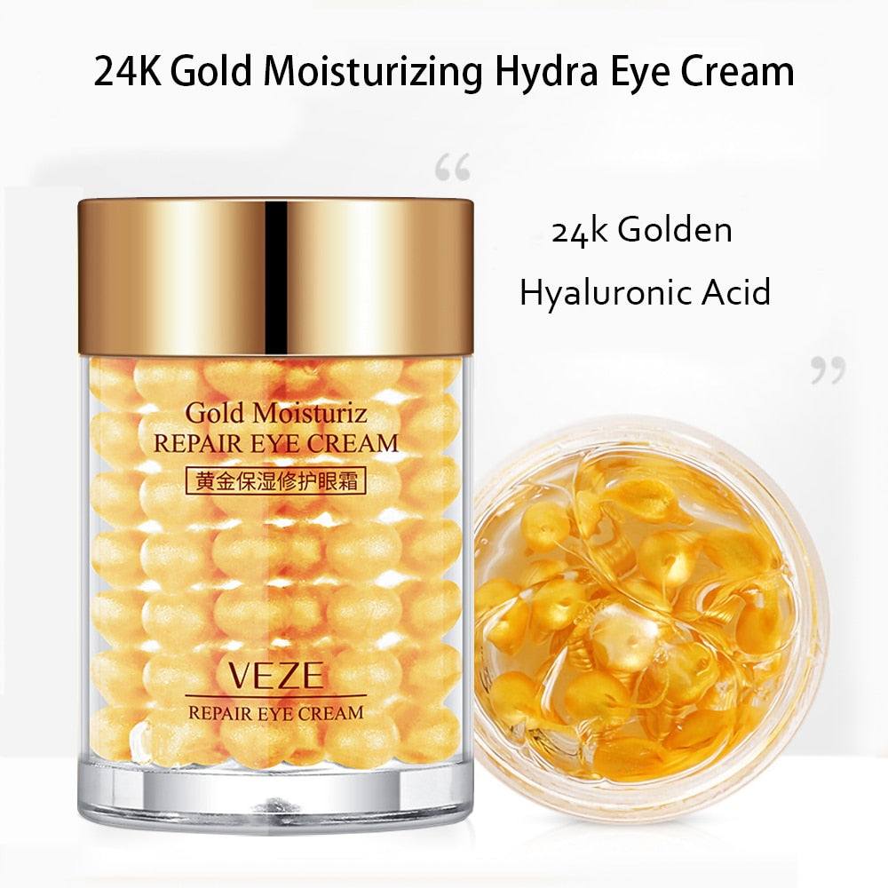 Skin Care Set 24K Gold Nicotinamide Face Essence Collagen Face Cream Moisturizing Face Mask Brighten Eye Cream Crystal Eye Patch