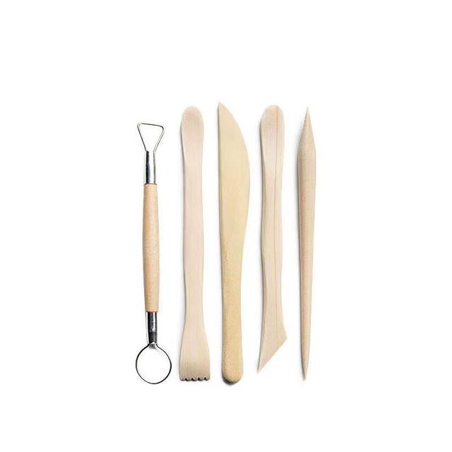 Pottery Sculpting Tools Set Ceramic Detail texture Shaping Blade Clay Modeling Stainless Steel Tool Kit Carving Hole Punch