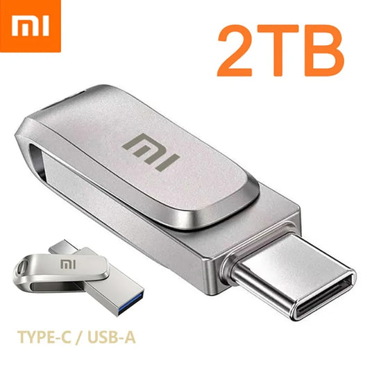 Xiaomi U Drive Original 2TB 1024GB 512GB USB 3.1 Type-C Interface Mobile Phone Computer Mutual Transmission Portable USB Memory