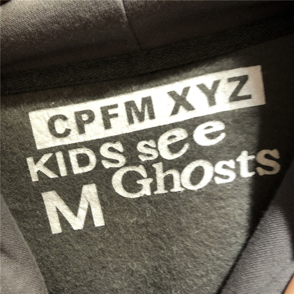 ye must be Born again Hoodie CPFM XYZ KIDS SEE GHOSTS Hoodies Asian Size Kanye West Sweatshirts High Quality Pullovers