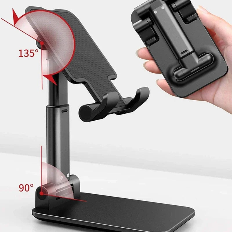 New Desk Mobile Phone Holder Stand For iPhone iPad Xiaomi Adjustable Desktop Tablet Holder Universal Table Cell Phone Stand