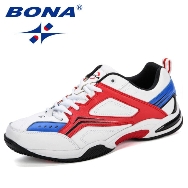 BONA Tenis Masculino Men Professional Tennis Shoes Breathable Sport Shoes Anti-Slippery Sneakers Fitness Athletic Trainers Comfy