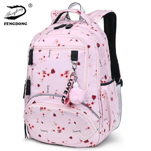 New Large schoolbag cute Student School Backpack Printed Waterproof bagpack primary school book bags for teenage girls kids