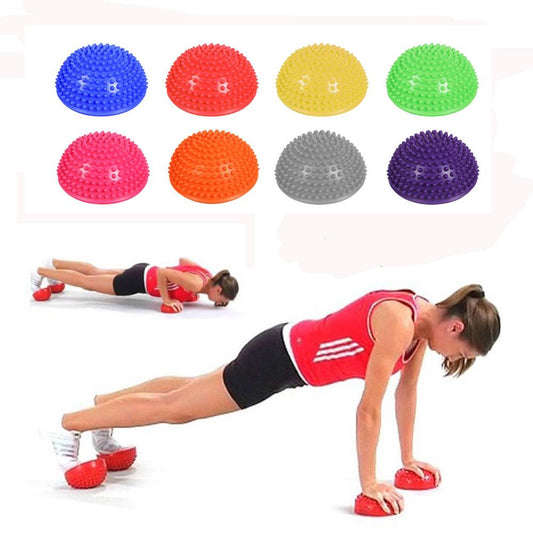 Inflatable Half Sphere Yoga Balls Massage Trainer Balancing