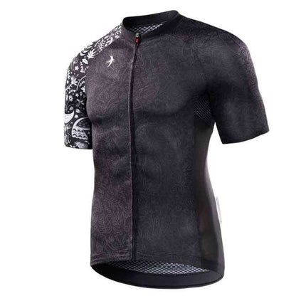 RION Men Cycling Jersey Motocross Short Sleeves Tops Bicycle Retro MTB Downhill Shirt Road Bike Team Autumn Sports Men Clothing