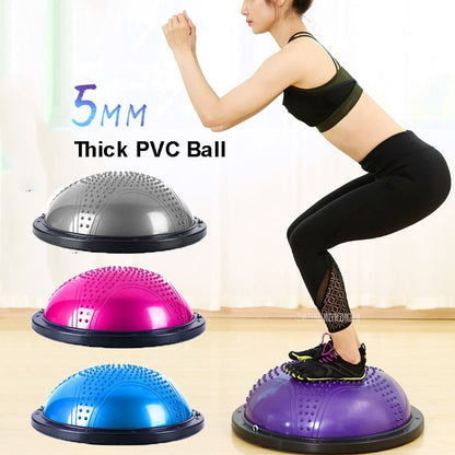 Inflatable Yoga Balance Ball  Strength Training Equipment Yoga Endurance Workout