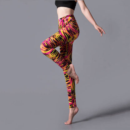 YRRETY Leggings High Waist Elastic