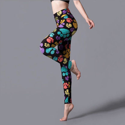 YRRETY Leggings High Waist Elastic