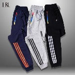 LBL Men Pants Striped Jogger Autumn Casual Mens Sweatpants Sportswear Long Trousers New Straight Pants Man Fitness Clothing 5XL