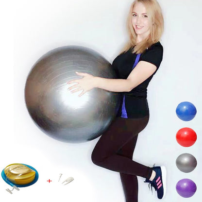 Yoga Balls Pilates Fitness Gym Balance with pump