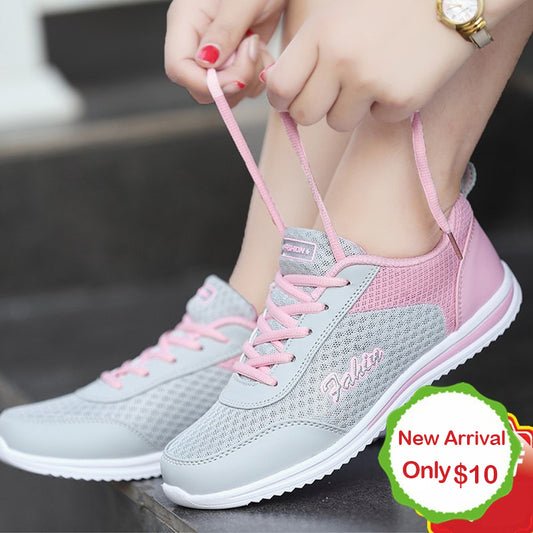 Women Shoes Summer White Sneakers Basket Femme Super Light Vulcanized Shoes