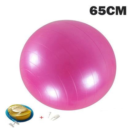 Yoga Balls Pilates Fitness Gym Balance with pump