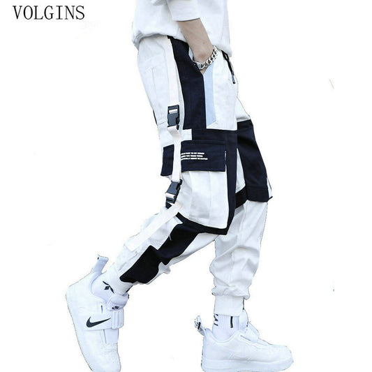 Streetwear Men's Multi Pockets Cargo Harem Hip Hop Pants