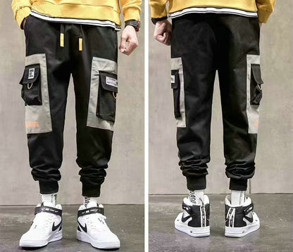 Streetwear Men's Multi Pockets Cargo Harem Hip Hop Pants