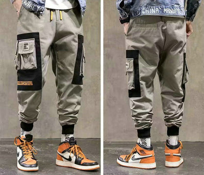 Streetwear Men's Multi Pockets Cargo Harem Hip Hop Pants