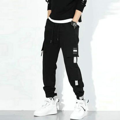 Streetwear Men's Multi Pockets Cargo Harem Hip Hop Pants