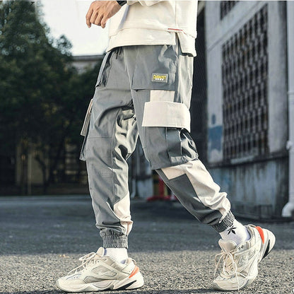 Streetwear Men's Multi Pockets Cargo Harem Hip Hop Pants