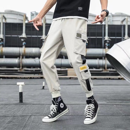 Streetwear Men's Multi Pockets Cargo Harem Hip Hop Pants