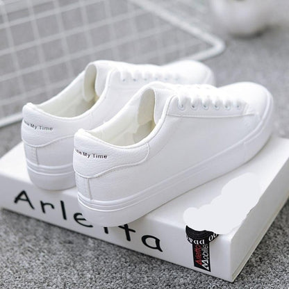 HOT Women Sneakers Fashion Breathable Vulcanized  leather Platform