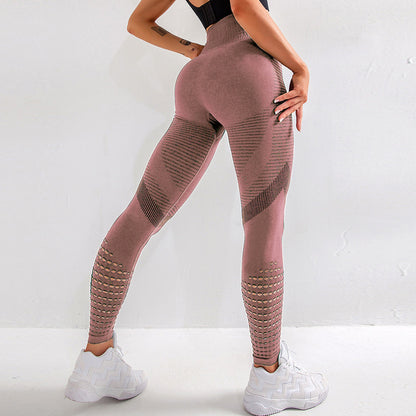 CHRLEISURE Hollow Workout Leggings