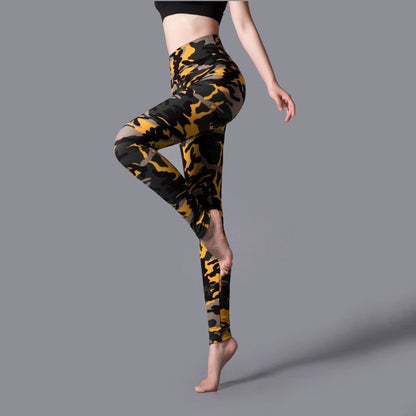 VISNXGI Casual Leggings Elastic Leggings Women Fitness High Waist Pants Push Up Spandex