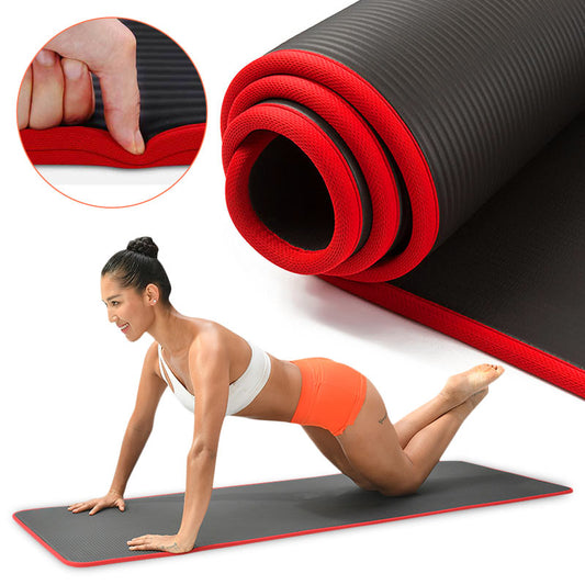 10mm Yoga Mat Extra Thick 1830*610mm NRB Non-slip Pillow Mat For Fitness