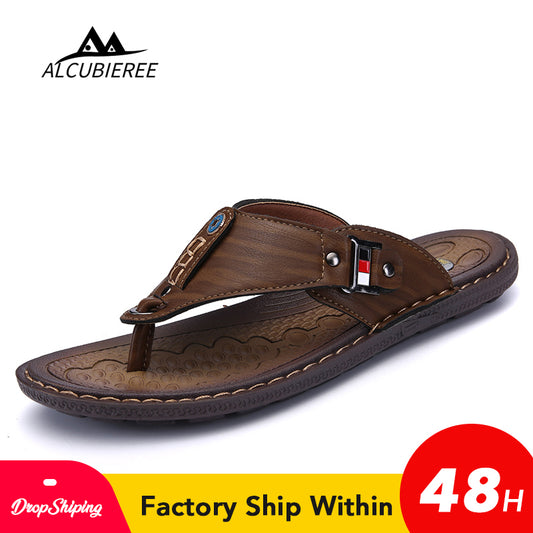 ALCUBIEREE Men's Flip Flops