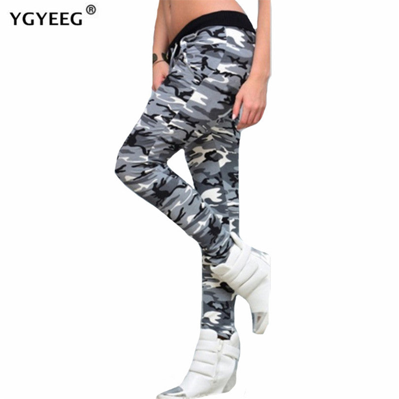 YGYEEG Camouflage Leggings with Pockets
