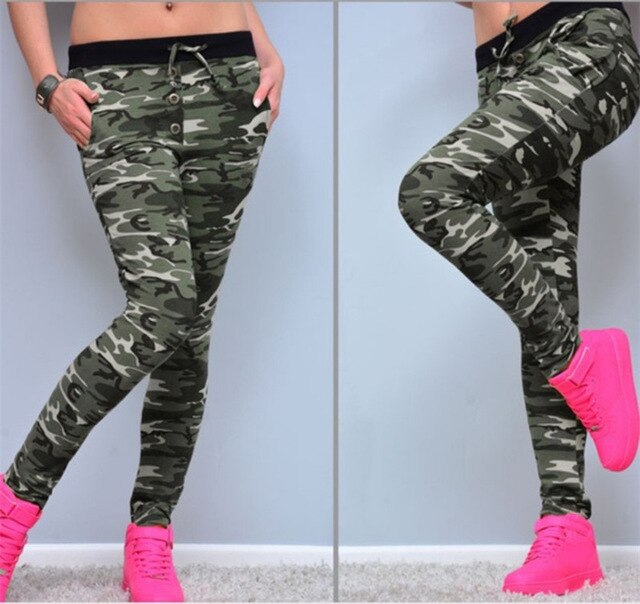 YGYEEG Camouflage Leggings with Pockets