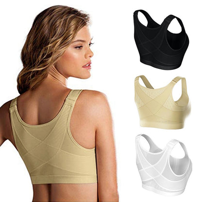 Yoga Sports Bras Posture Corrector Lift Up Bra Cross Back Bra Breathable