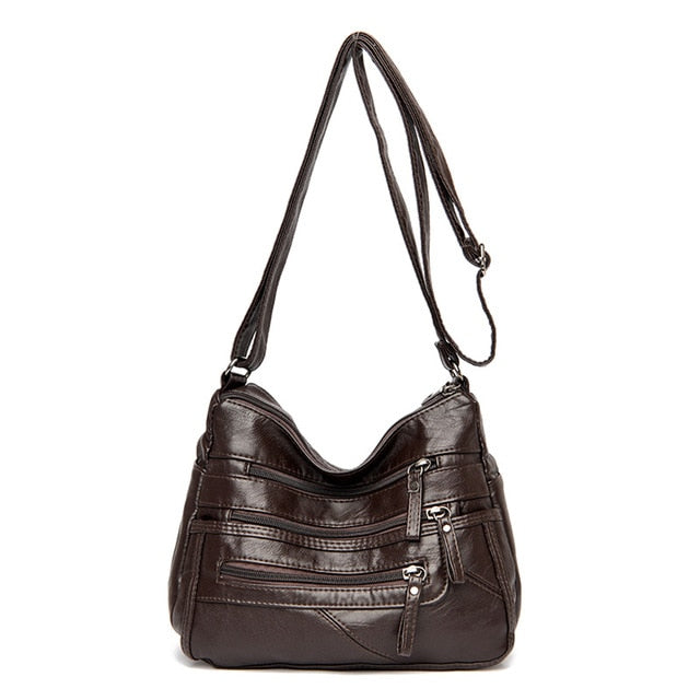 2021 Women Shoulder Bag Leather Luxury Handbags Women's Bags Designer Shoulder Crossbody Bag Female Fashion Female for Ladies