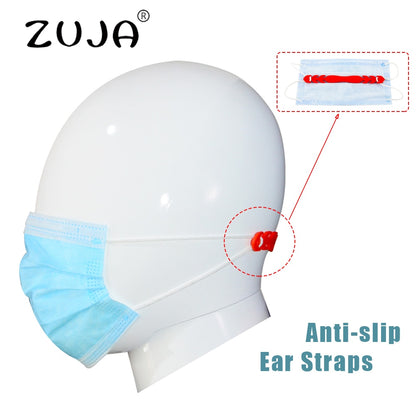 ZUJA Adjustable Ear Straps Anti-slip Loop Extension Silicon Ear Guard Anti-Earache Mask Ear Saver Strap Hook Mask Accessories