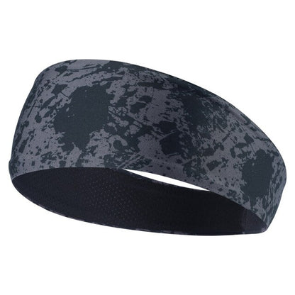 Men Sport Headband Running Fitness Sweatband Elastic Cycling Yoga Gym Headscarf Bicycle Tennis Hair Band Ear Head Bandages Women