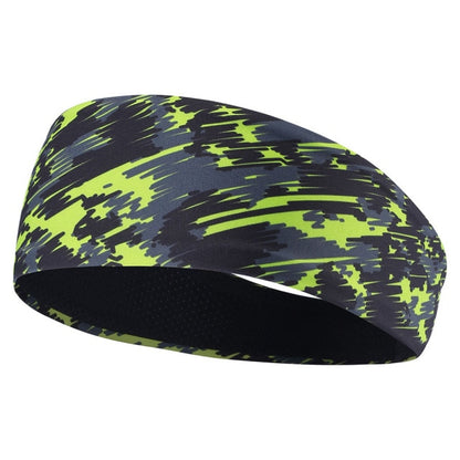 Men Sport Headband Running Fitness Sweatband Elastic Cycling Yoga Gym Headscarf Bicycle Tennis Hair Band Ear Head Bandages Women